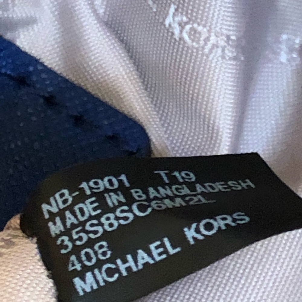 Nwt Michael Kors medium ciara handbag sapphire - Picture 8 of 8